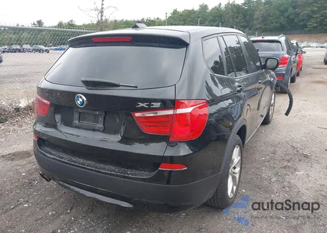 2013 BMW X3 xDrive28I из США, поврежденный, VIN 5UXWX9C56D0A29883